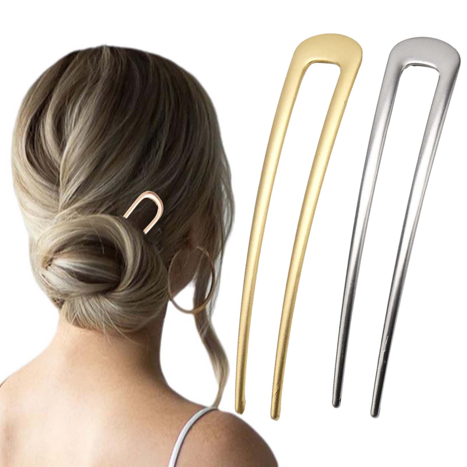 Tech Accessories For Women - دبابيس شعر فرنسية على شكل حرف