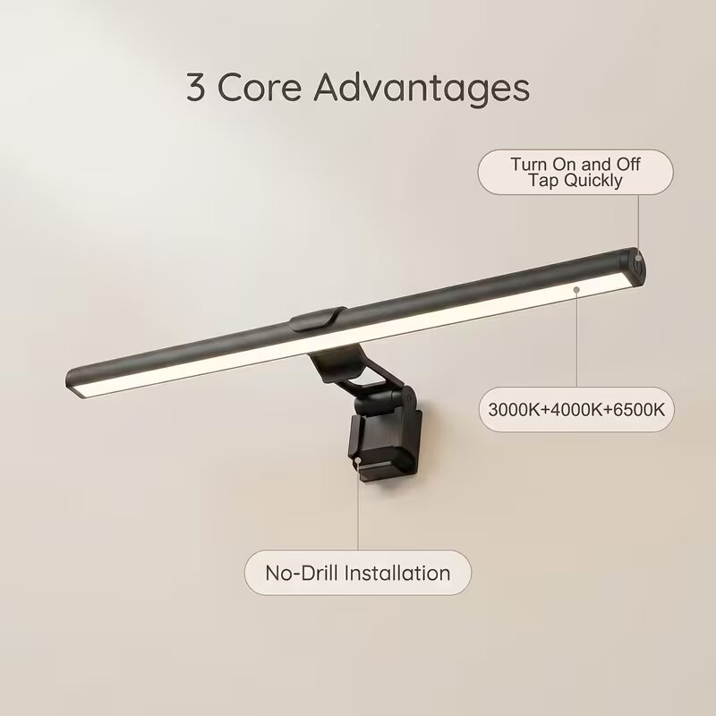 Monitor Light Bar - شريط إضاءة للشاشة يعمل بالـUSB قابل