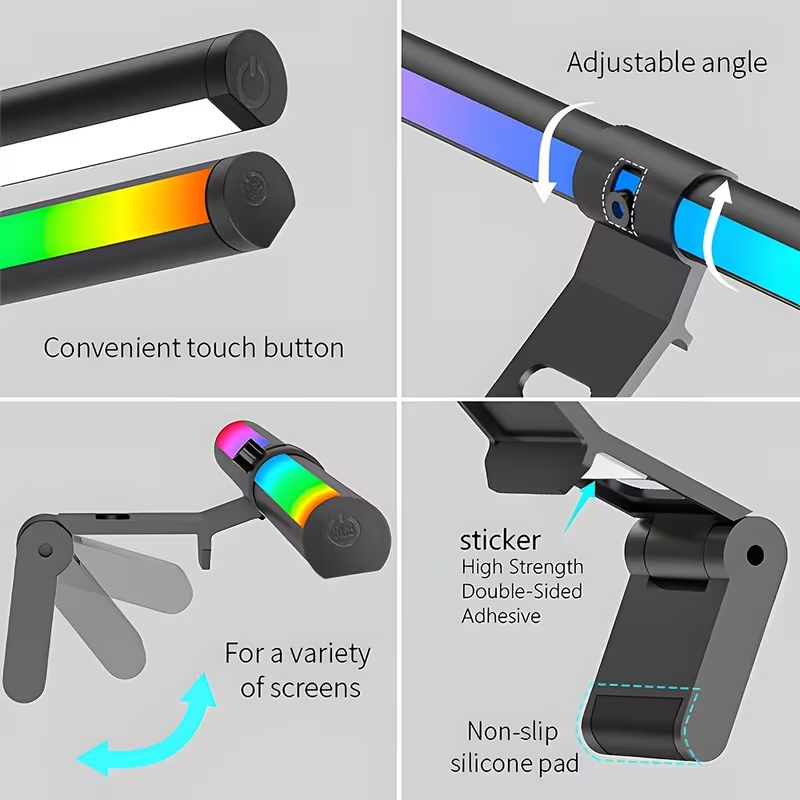 شريط إضاءة LED للشاشة مع جهاز  - مراجعة Monitor Light Bar وسعره