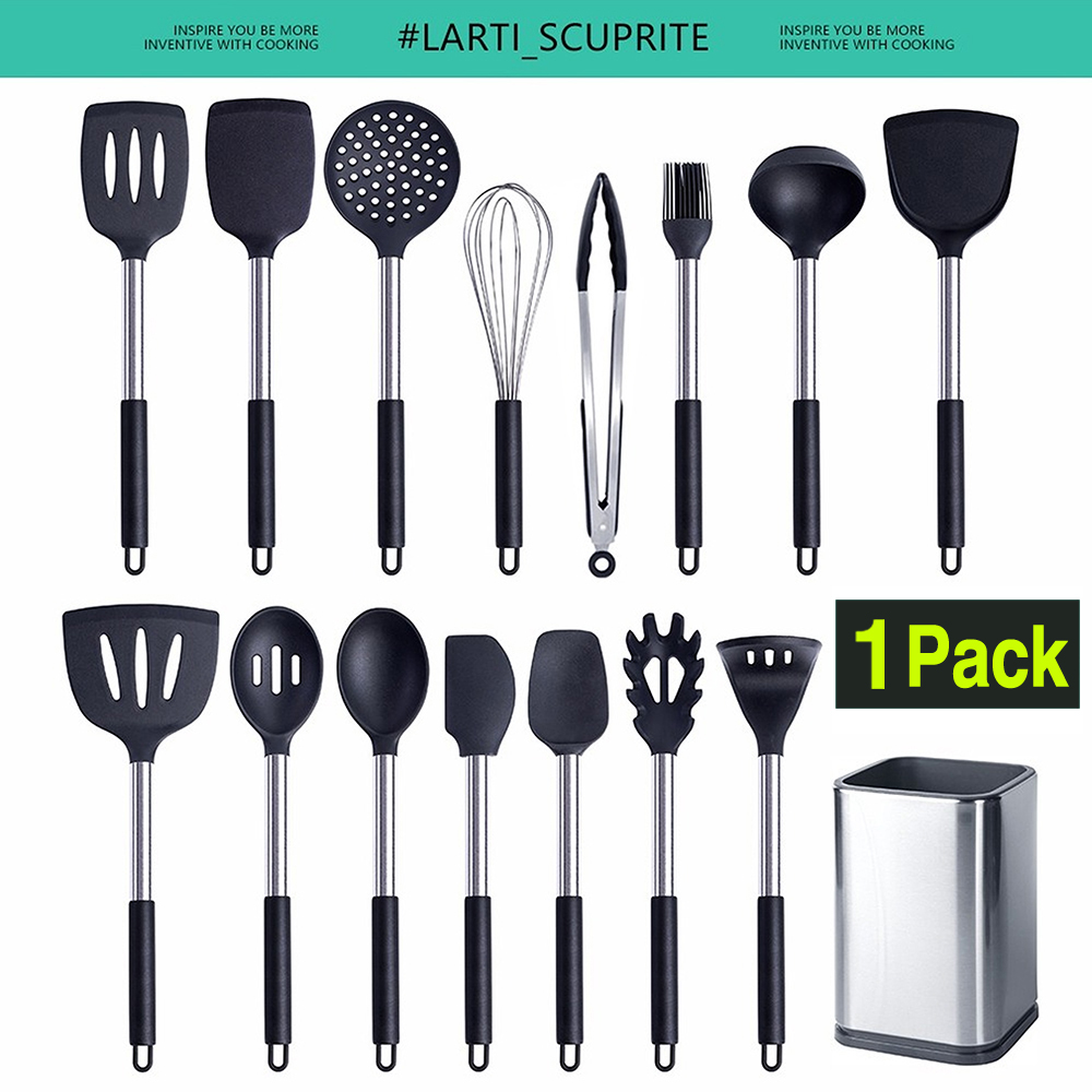 1-حزمة أدوات المطبخ السيليكون  - مراجعة Hi Tech Kitchen Accessories وسعره