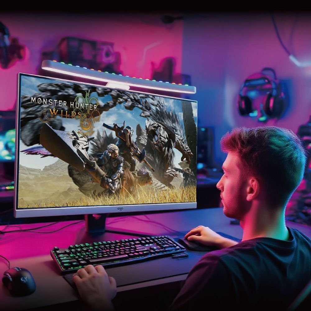 شريط إضاءة RGB للشاشة مع تحكم  - مراجعة Monitor Light Bar وسعره