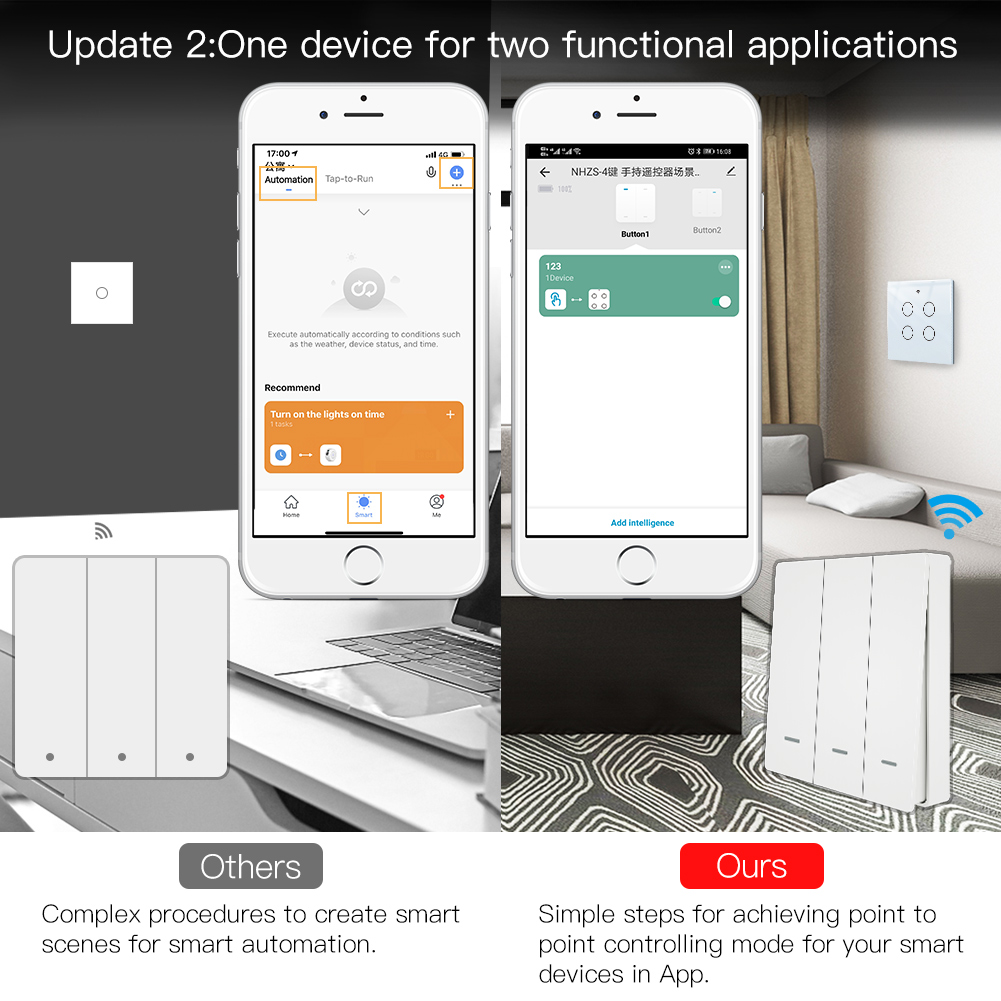 MOES Tuya ZigBee المشهد التبدي - مراجعة Power Bank Wireless وسعره