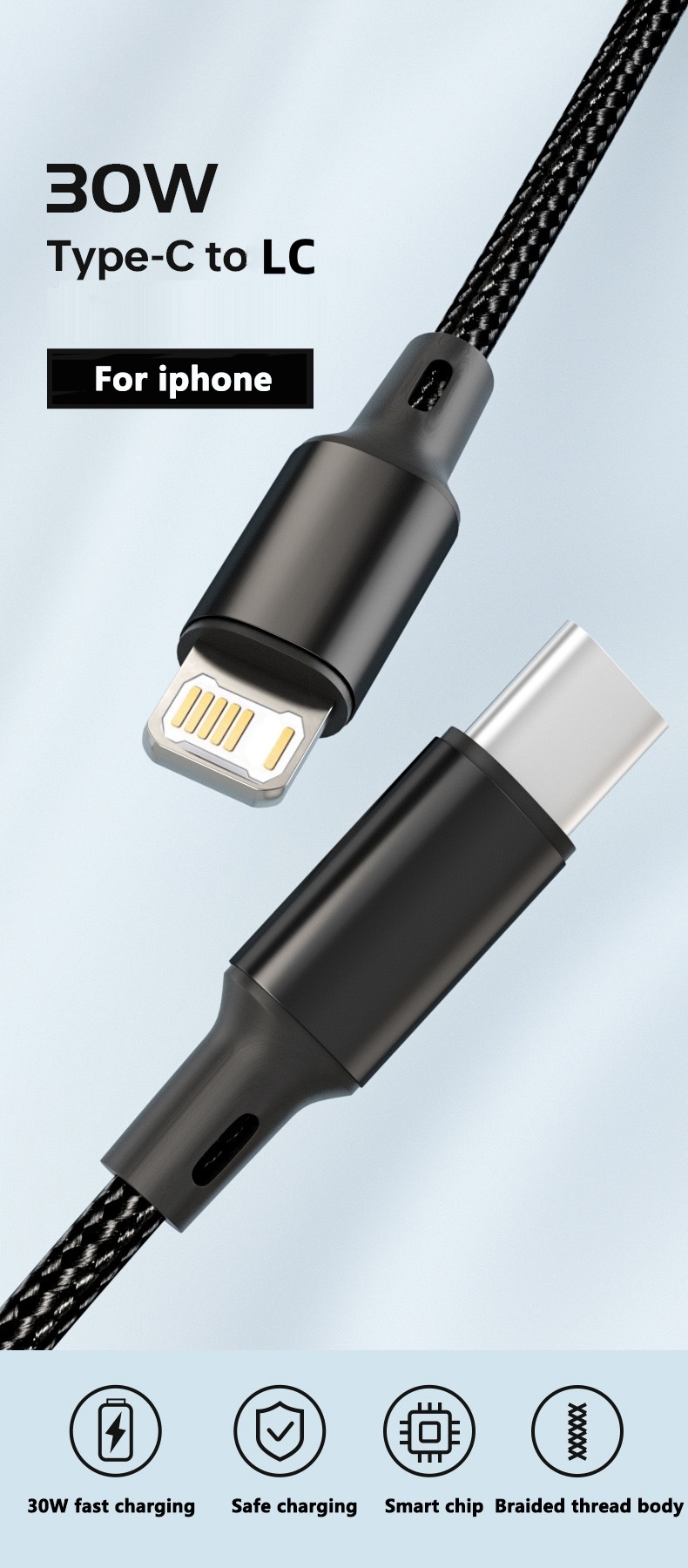 كابل USB بقوة 30 واط لأجهزة آي - مراجعة Tech Accessories Apple وسعره