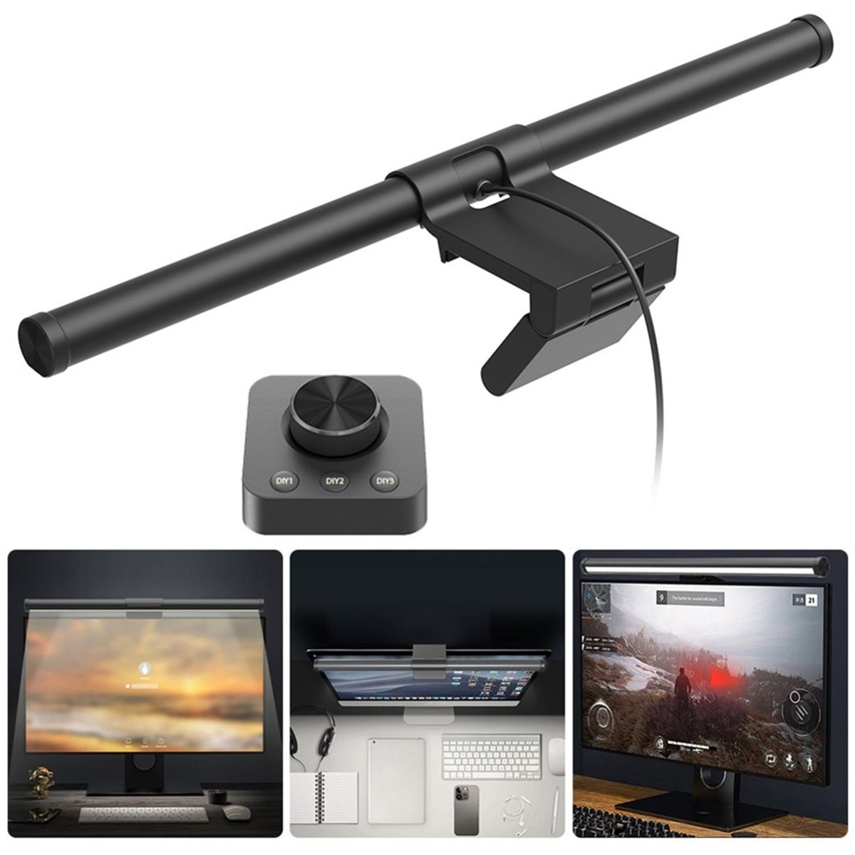 تحديث. شريط إضاءة LED لشاشة ال - مراجعة Monitor Light Bar وسعره