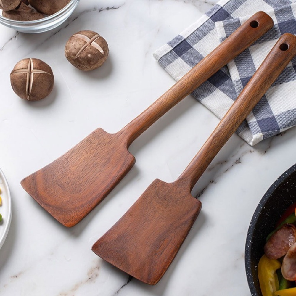 34 سنتيمتر الخشب الصلب ملعقة ا - مراجعة Hi Tech Kitchen Accessories وسعره