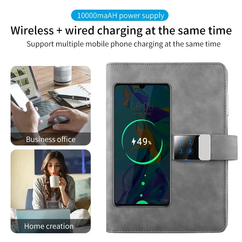 مفكرة ذكية متزامنة مع شاحن لاس - مراجعة Power Bank Wireless وسعره